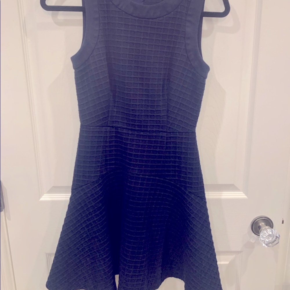Navy sleeveless dress